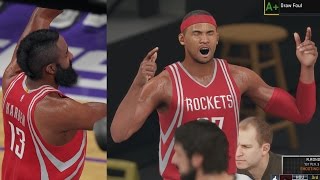 NBA 2K16 PS4 My Career  Harden Caught Celebrating [upl. by Aredna]