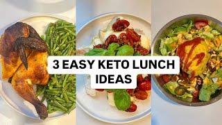 Big Mac Salad Chicken Caprese Baked Chicken amp Buttered Green Beans 3 Easy Keto Lunch Dinner Ideas [upl. by Ydur]