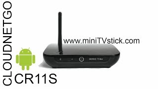 PART 1 CloudnetGo CR11S Android TV Box Quad Core [upl. by Ttessil]