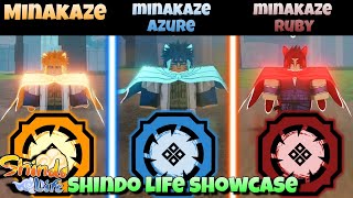 MinakazeAzureRuby Bloodline Rework in Shindo Life Showcase [upl. by Ynaffit]