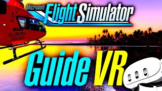 FLIGHT SIMULATOR en VR  le GUIDE COMPLET [upl. by Ynnal744]