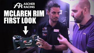 Ascher Racings REAL Mclaren Wheel For SimRacers [upl. by Ardnahcal]