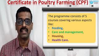 Join the Certificate in Poultry Farming Programme of School of Agriculture IGNOU [upl. by Eramal]