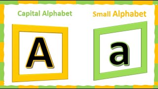 Capital and Small Alphabets for Kids  English Capital Letters  English Small Letters  ABC [upl. by Unhsiv]