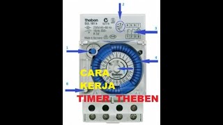 Cara kerja timer theben [upl. by Awra35]