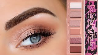 Neutral Eyeshadow Tutorial for Beginners  Using Only 3 Brushes  Urban Decay Naked Sin Palette [upl. by Berg]