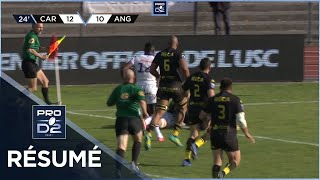 PRO D2  Résumé US CarcassonneSA XV Charente 3432  J30  Saison 20202021 [upl. by Christin354]