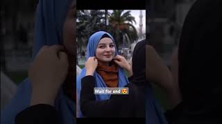 Say Mashallah nature hijab creative love muslimreligion travel cat shorts hijabtutorial [upl. by Stephana]