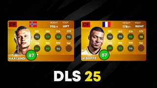 DLS 25  Top 30 Best Players In Dream League Soccer 2025 🔥😱 [upl. by Avat]