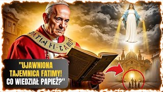 🚨Szokujące wyznanie Papieża Franciszka Trzecia Tajemnica Fatimska w końcu ujawniona [upl. by Gnak]