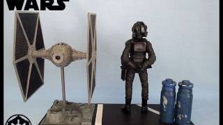 TIE FIGHTER PILOT 112 SCALE amp TIE FIGHTER 172 SCALE [upl. by Fai]