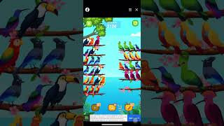 Bird sort puzzle walkthrough classic level 174 [upl. by Enrico]