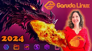 Mum Tries Out Garuda Linux  Bird Of Prey 2024 [upl. by Veradi98]