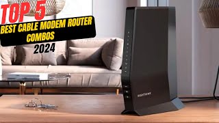 Best Cable Modem Router Combos 2024 [upl. by Katrina]