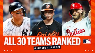 MLB Power Rankings  Week of August 12 2024 All 30 teams ranked [upl. by Emrich]