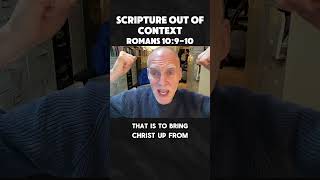 Scripture out of Context Romans 10910 pt 2 Is Confessing Out Loud Required for Salvation bible [upl. by Orva]