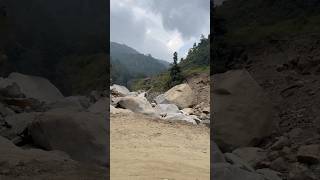 shortsvideo nepal river landslide ansathcivil travel adventure [upl. by Aylsworth]