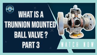 What is a trunnion mounted ball valve Detailed overview of a trunnion ball valve components [upl. by Airebma]