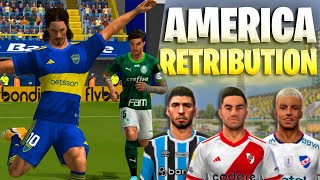 PES 6 RETRIBUTION AMERICA PARCHE TEMPORADA 202324 beta  LIGA ARGENTINA [upl. by Leverick371]