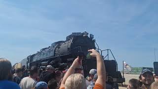 Union Pacific Big Boy 4014 Rochelle IL 9924 [upl. by Reisman]