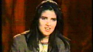 Paul King interview with Tanita Tikaram on MTV 1990 [upl. by Main]