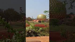 Auroville🪩an Ideal🤯Township in Puducherry viralvideo aurovillepondicherry youtubeshortstrending [upl. by Leafar]