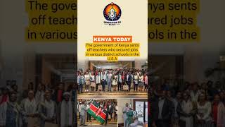 Mudavadi urges Kenyan teachers to stay in UAE Canada USA UK [upl. by Hutt]