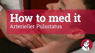 How to med it Arterieller Pulsstatus [upl. by Bella]