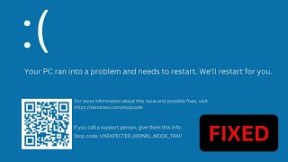 Fix fltmgrsys Blue Screen Error Unexpected Kernal Mode trap In Windows [upl. by Verile]