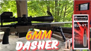 Hornady 80gr ELDVT 6MM Dasher [upl. by Aneres]