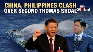 China Accuses Philippines of Supplying Beached Warship on Disputed South China Sea [upl. by Barnaba302]