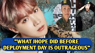 quotShockingquot😲😨BTS JHope Surprises Fans Ahead Of His Deployment Day [upl. by Ahsieka290]