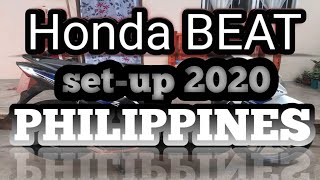 Honda BEAT setup 2020 PHILIPPINES [upl. by Hakaber774]