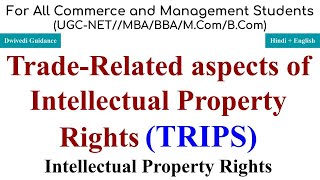 TRIPS Agreement Trade Related Aspects of Intellectual Property Rights IPRS covered by TRIPS laws [upl. by Aneroc]