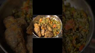 quotThe Ultimate Comfort Combo Ochro stew ampFried Fishquot easy cooking food [upl. by Mayworm]