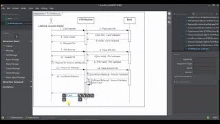 How to Draw Sequence Diagram in StarUML [upl. by Alleahcim]