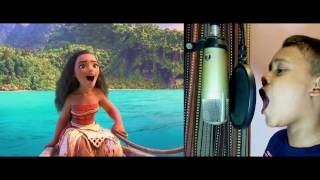 Moana quotHow Far Ill goquot Cover By Zion [upl. by Tebazile]