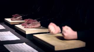 IU Percussion Ensemble  quotTable Musicquot by Thierry de Mey [upl. by Akcirederf12]