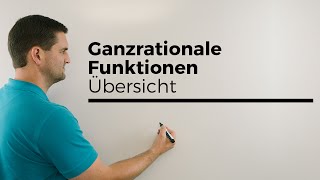 Ganzrationale Funktionen Übersicht Polynomfunktionen  Mathe by Daniel Jung [upl. by Mattson]