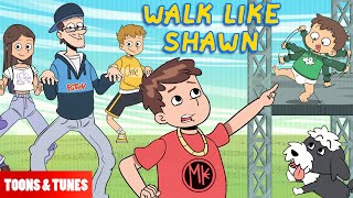 Walk Like Shawn 🎵 Music Video Animated in the FGTeeV Books Style [upl. by Anastasia95]