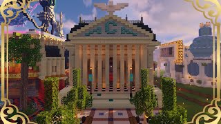 118 Minecraft Showcase Minecraft Court House Afterlife SMP [upl. by Leanora]