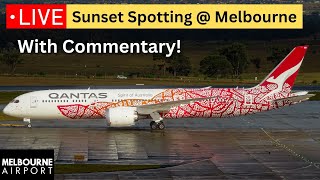 🔴 LIVE GOLDEN Melbourne Airport Action  MEL Plane Spotting [upl. by Reisfield]