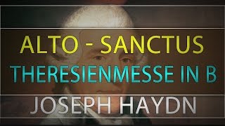 Alt  Sanctus Joseph Haydn Theresienmesse in B 2015 [upl. by Adiaz572]