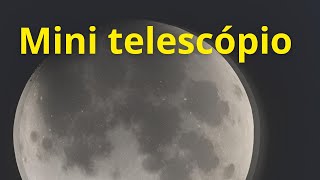 Mini telescópio caseiro para Ver a LUA 🌙 [upl. by Jaquenetta]