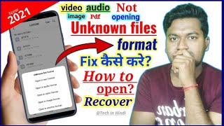 OpenRecover Unknown file format  Corrupted files recover from sdcardpcmobile [upl. by Inoek]