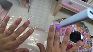 ASMR Gel X 💖 Application [upl. by Airemaj984]