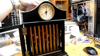 Desk clock with chime on pipes [upl. by Adnical]