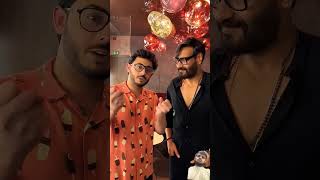 CarryMinati with Ajay Devgan for Runway 34 promotion  Mayday  Ajey Nagar movie [upl. by Binky]