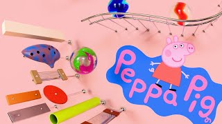 Marble Plays Peppa Pig Theme on Different new Instruments [upl. by Zirtaeb]