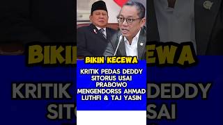 Respon Deddy Sitorus soal endorse Luthfi amp Taj Yasin [upl. by Beauchamp]